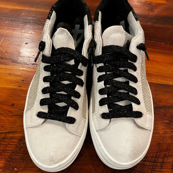 NWOB NEVER WORN P448 glitter mesh sneaker - Picture 2 of 6